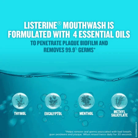 Listerine Cool Mint Mouthwash (250ml)