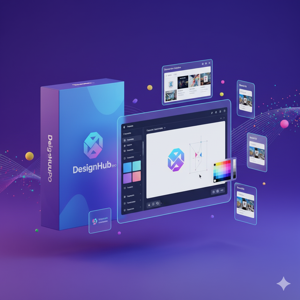 DesignHub Pro - Complete Graphic Design Suite
