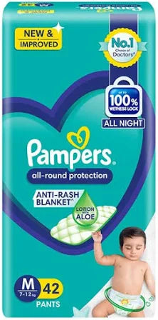 Pampers Baby Dry Diapers Medium (42 Count)
