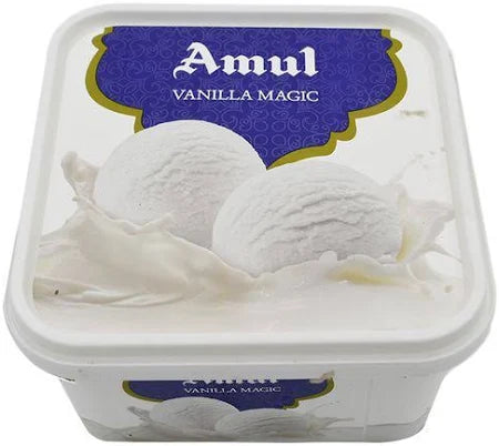 Amul Vanilla Ice Cream Tub (1 Litre)